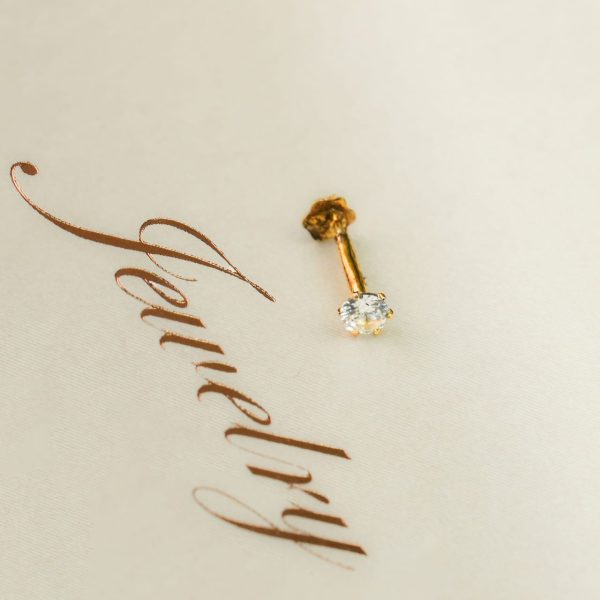 American Daimond Cut Nose Pin